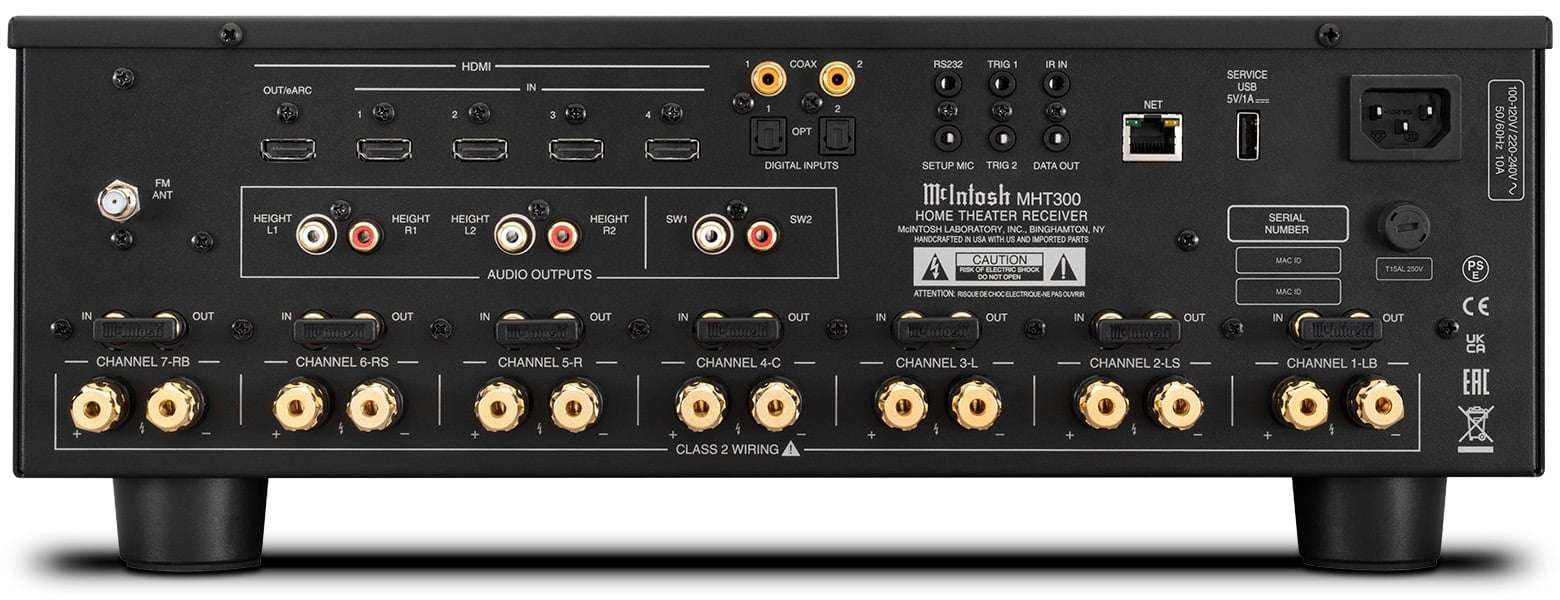Amplificador Mcintosh Teatro en Casa MHT300 Amplificadores Mcintosh