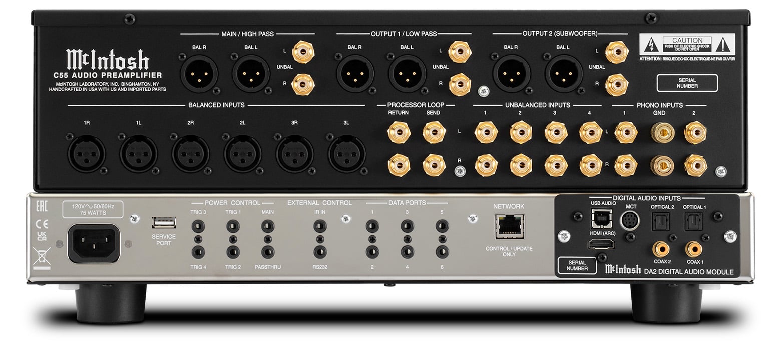 Mcintosh Preamplificador de Estado Solido C55